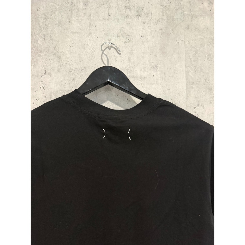 Maison Margiela Paris Numeric Logo Graphic T-Shirt Black S50GC0615 Size 46 - Picture 3 of 6